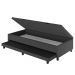 Bicama Casal Box com Baú 138x188cm Samy S05 Linho Preto - Mpozenato