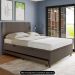 Bicama Casal Box com Baú 138x188cm Samy S05 Sintético Marrom - Mpozenato