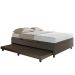 Bicama Casal Box com Baú 138x188cm Samy S05 Sintético Marrom - Mpozenato