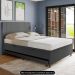 Bicama Casal Box com Baú 138x188cm Samy S05 Sintético Preto - Mpozenato
