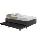 Bicama Casal Box com Baú 138x188cm Samy S05 Sintético Preto - Mpozenato