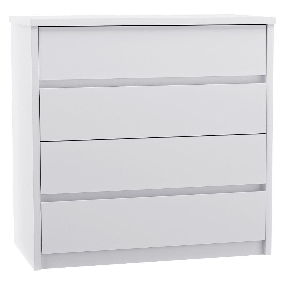 Cômoda 4 Gavetas Blank F04 Branco Mpozenato