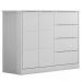 Cômoda Infantil 2 Portas 4 Gavetas Lilly P04 Branco - Mpozenato