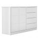 Cômoda Infantil 2 Portas 4 Gavetas Lua P04 Branco - Mpozenato