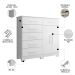 Cômoda Para Quarto 2 Portas 124cm Ester A02 Branco - Mpozenato