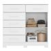 Cômoda Para Quarto 2 Portas 124cm Ester A02 Branco - Mpozenato