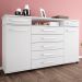 Cômoda Para Quarto 2 Portas 7 Gavetas London D02 Branco - Mpozenato