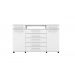 Cômoda Para Quarto 2 Portas 7 Gavetas London D02 Branco - Mpozenato