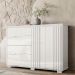 Cômoda Para Quarto 4 Gavetas 147cm Gênova M07 Branco - Mpozenato