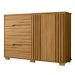 Cômoda Para Quarto 4 Gavetas 147cm Gênova M07 Freijó - Mpozenato