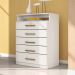 Cômoda Para Quarto 5 Gavetas 1 Nicho Triunfo D02 Branco - Mpozenato