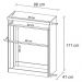 Cômoda Para Quarto 5 Gavetas 1 Nicho Triunfo D02 Branco - Mpozenato