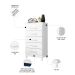Cômoda Para Quarto 5 Gavetas 56cm Thais Flex A02 Branco - Mpozenato