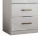 Cômoda Para Quarto 61cm Com 3 Gavetas Nida Branco Z17        - Mpozenato