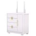 Cômoda Para Quarto 93cm Com Espelho Nara Flex Branco V02 - Mpozenato