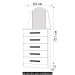 Cômoda Para Quarto Com Penteadeira Laris A02 Branco         - Mpozenato