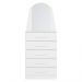 Cômoda Para Quarto Com Penteadeira Laris A02 Branco         - Mpozenato