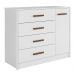 Cômoda Para Quarto Infantil 110cm 1 Porta Nelly Branco Z49 - Mpozenato