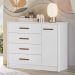 Cômoda Para Quarto Infantil 110cm 1 Porta Nelly Branco Z49 - Mpozenato