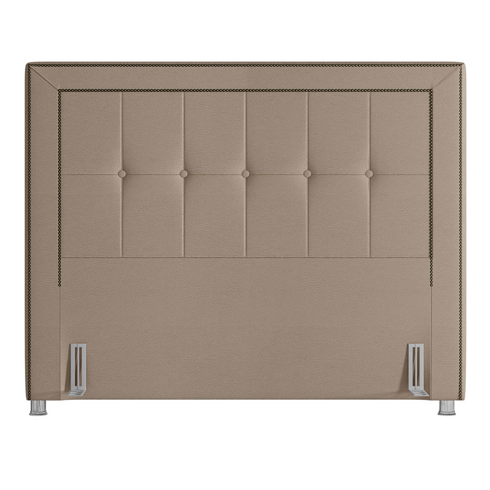 Cabeceira Cama Bom Casal King 195cm Paolla P02 Linho Bege - Mpozenato