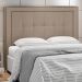 Cabeceira Cama Bom Casal King 195cm Paolla P02 Linho Bege - Mpozenato