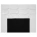Cabeceira Cama Box 160cm Esmeralda Sintético J02 Branco - Mpozenato
