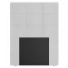 Cabeceira Cama Box 90cm Esmeralda Sintético J02 Branco - Mpozenato