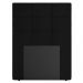 Cabeceira Cama Box 90cm Esmeralda Sintético J02 Preto - Mpozenato