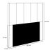 Cabeceira Cama Box Casal 140CM Pérola D10 Corano Branco - Mpozenato