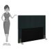 Cabeceira Cama Box Casal 140CM Pérola D10 Suede Preto - Mpozenato