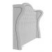 Cabeceira Cama Box Casal 140cm Antibes P02 Boucle Branco - Mpozenato