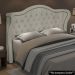 Cabeceira Cama Box Casal 140cm Antibes P02 Boucle Cru - Mpozenato