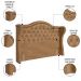 Cabeceira Cama Box Casal 140cm Antibes P02 P02 Sintético Caramelo - Mpozenato