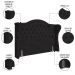 Cabeceira Cama Box Casal 140cm Antibes P02 P02 Sintético Preto - Mpozenato