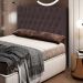 Cabeceira Cama Box Casal 140cm Diamante D10 Corano Marrom - Mpozenato