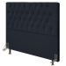 Cabeceira Cama Box Casal 140cm Diamante D10 Corano Preto - Mpozenato