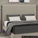 Cabeceira Cama Box Casal 140cm Oscar P02 Suede Bege - Mpozenato