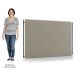 Cabeceira Cama Box Casal 140cm Oscar P02 Suede Bege - Mpozenato