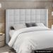 Cabeceira Cama Box Casal 140cm Pisa P02 Bouclé Branco - Mpozenato