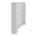 Cabeceira Cama Box Casal 140cm Pisa P02 Bouclé Branco - Mpozenato