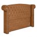 Cabeceira Cama Box Casal 140cm Provença e Recamier Veneto P02 Sintético Caramelo - Mpozenato