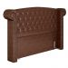 Cabeceira Cama Box Casal 140cm Provença e Recamier Veneto P02 Sintético Marrom - Mpozenato