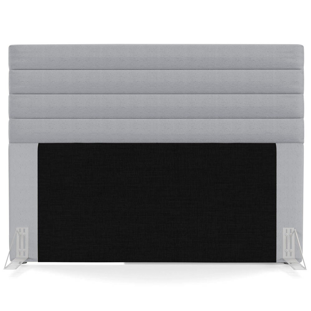 Cabeceira Cama Box Casal 140cm Rubi W01 Linho Cinza - Mpozenato