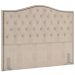 Cabeceira Cama Box Casal 140cm Siena P02 Linho Bege Cru - Mpozenato