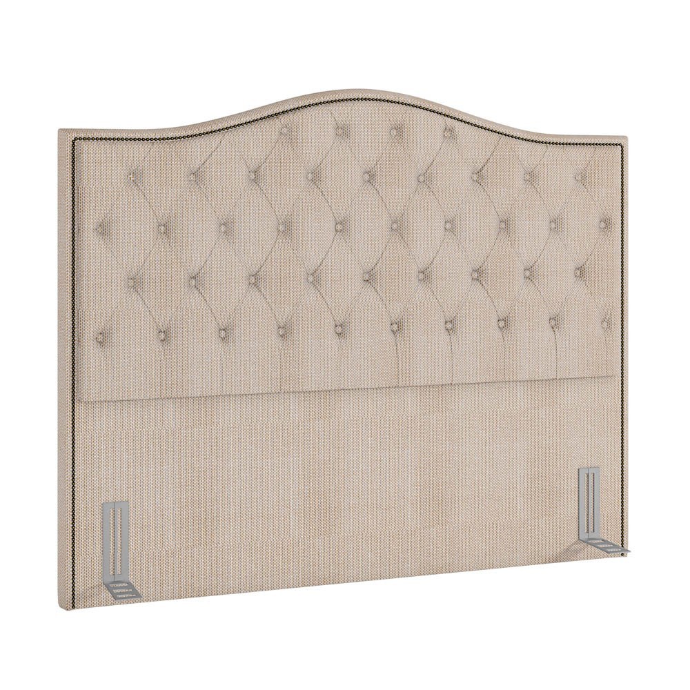 Cabeceira Cama Box Casal 140cm Siena P02 Linho Bege Cru - Mpozenato