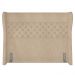 Cabeceira Cama Box Casal 140cm Trinidad P02 Boucle Bege - Mpozenato