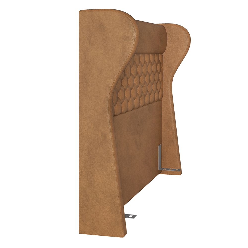 Cabeceira Cama Box Casal 140cm Trinidad P02 Sintético Caramelo - Mpozenato