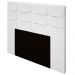 Cabeceira Cama Box Casal King 193cm D10 Esmeralda Corano Branco - Mpozenato