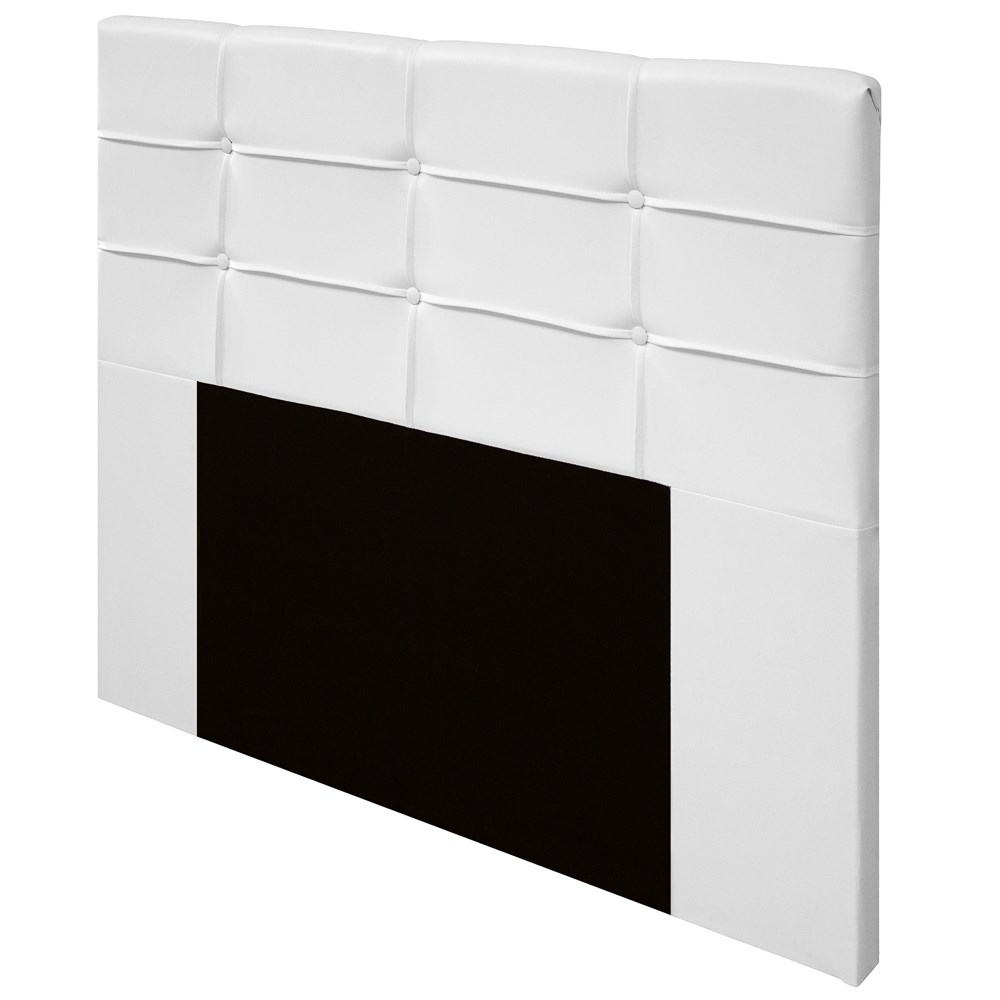 Cabeceira Cama Box Casal King 193cm D10 Esmeralda Corano Branco - Mpozenato