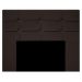 Cabeceira Cama Box Casal King 193cm D10 Esmeralda Corano Marrom - Mpozenato